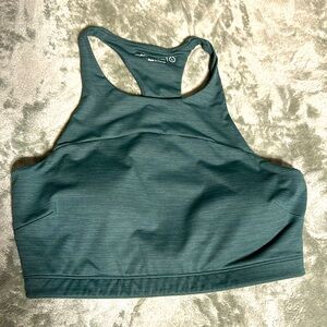 EUC. Outdoor Voices Green Sports bra (padded) size L.